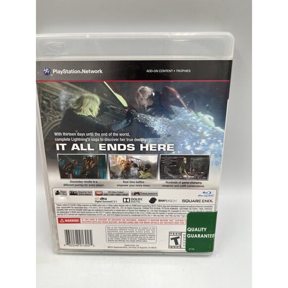 Lightning Returns: Final Fantasy XIII (Sony PlayStation 3, 2014) CIB Tested - Picture 2 of 6